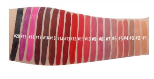 Long-Lasting Stay Put Matte Lipstick – Liquid Matte in 20 Shades | 12 pcs MOQ