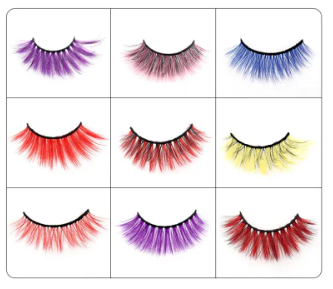 Pizzazz Vol. 3 Colored Mink Lashes A08 – Luxurious 3D Effect