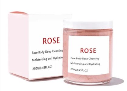 Moroccan Rose Exfoliating Scrub – Face and Body Care | MOQ 50