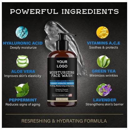 Just For Men Moisturizing Face Wash – Hydrating & Gentle Cleansing | MOQ 50 pcs