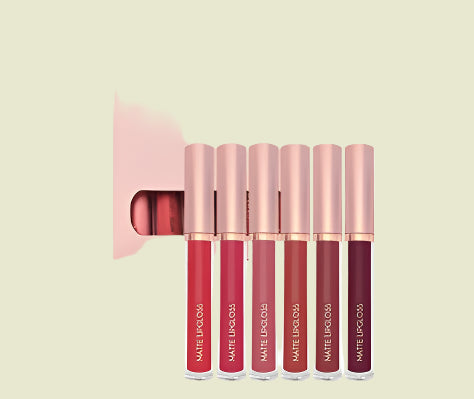 Luxury 6-Shade Lipstick Set – Premium Color Collection