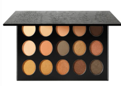 15 Shade Black Textured Case Eyeshadow Palette
