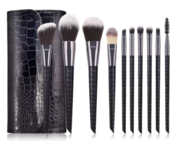 10 Piece Designer Pro Brush Set w/Stylish Bag - MQO 25 pcs