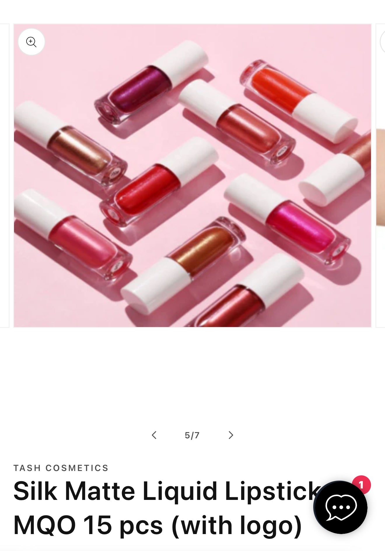 Silk Matte Liquid Lipstick - MQO 15 pcs