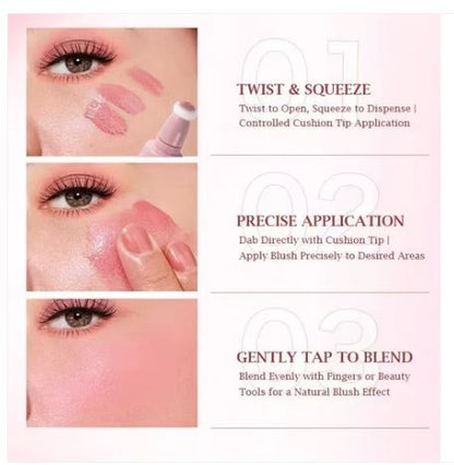 Blushing Cream Blush Liquid – Hydrating & Long-Lasting Cheek Tint | MOQ 25
