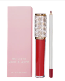 20 Shade Diamond Bling Liquid To Matte Lip Kit w/Matching Liner - MQO 25 pcs