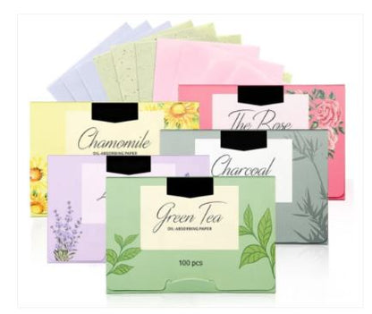 Peppermint Oil Blotting Sheets – Oil Control & Refreshing Scent | MOQ 200 pcs