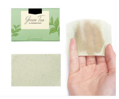 Peppermint Oil Blotting Sheets – Oil Control & Refreshing Scent | MOQ 200 pcs