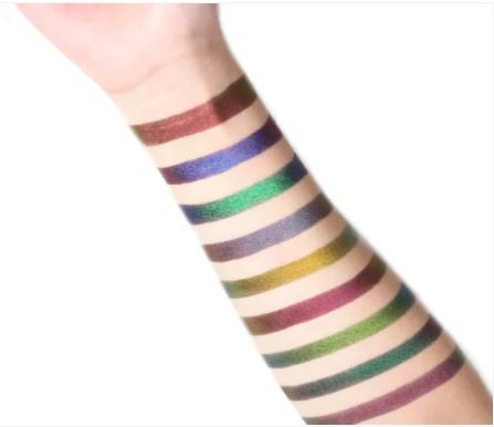 25-Piece Multi-Chromatic Eyeshadow Singles – Iridescent Finish