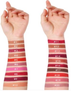 Silk Matte Liquid Lipstick - MQO 15 pcs