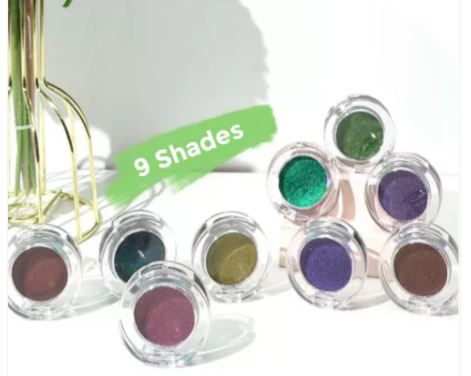 25-Piece Multi-Chromatic Eyeshadow Singles – Iridescent Finish