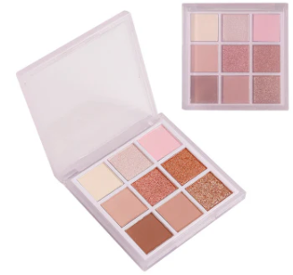 9 Color Pastel Nudes Palette #3 – Delicate & Blendable | MOQ 12 pcs