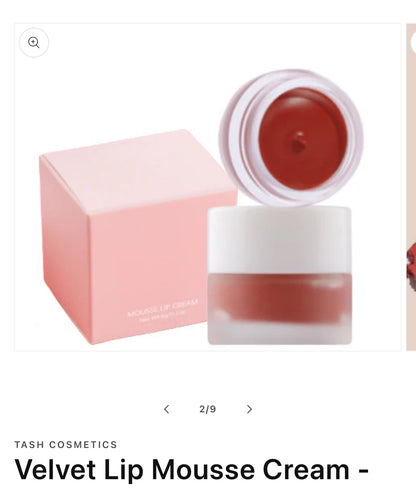 Velvet Lip Mousse Cream - MQO 12 pcs