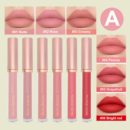 Luxury Top 6 Shade Lipstick Set