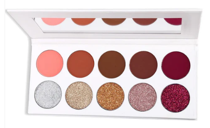 Mixed 10 Shade Eyeshadow Palette – Blendable & Vibrant | MOQ 12