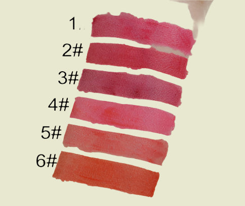 6 Shade Dual Usage Lipstick + Blush Tint