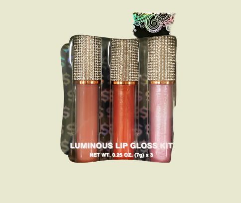 Diamond Bling 3 Shade Lip Gloss Set