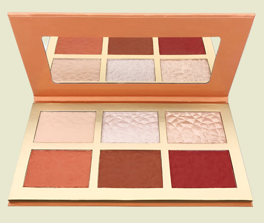 Luminous Highlighter and Blush Combo Palette