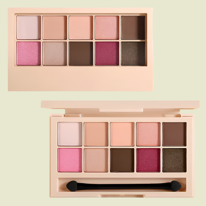 The Blushed Nudes 10 Shade Palette